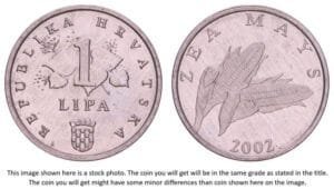 CROATIA 1 lipa 2002 / Latin text / XF+