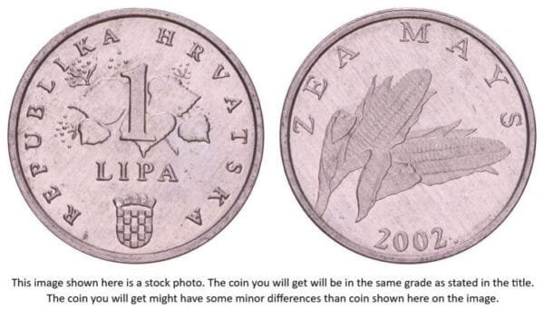 CROATIA 1 lipa 2002 / Latin text / XF+