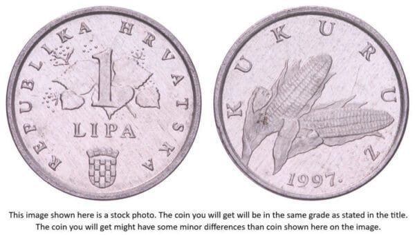 CROATIA 1 lipa 1997 / Croatian text / UNC-