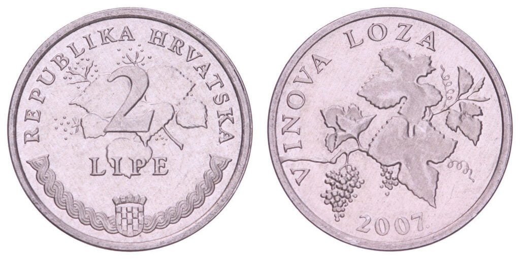 CROATIA 2 lipe 2007 / Croatian text / UNC