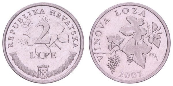 CROATIA 2 lipe 2007 / Croatian text / UNC