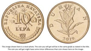 CROATIA 10 lipa 2019 / Croatian text / UNC