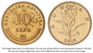 CROATIA 10 lipa 2019 / Croatian text / UNC-