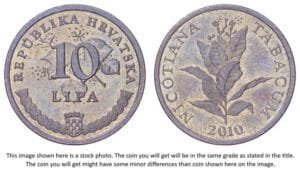 CROATIA 10 lipa 2010 / Latin text / XF-