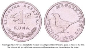 CROATIA 1 kuna 2018 / Latin text / XF