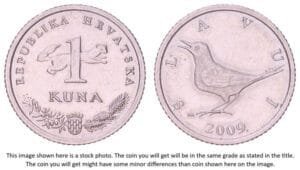 CROATIA 1 kuna 2009 / Croatian text / XF