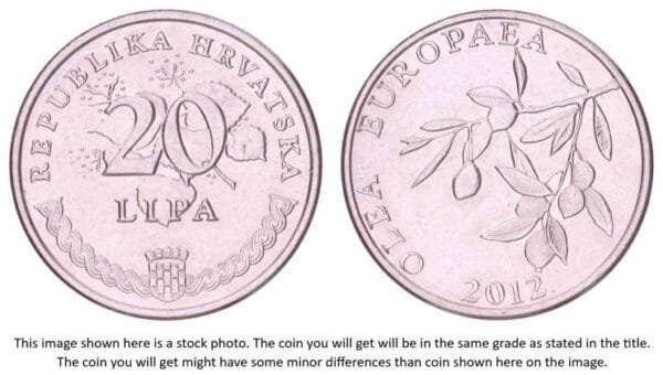CROATIA 20 lipa 2012 / Latin text / XF