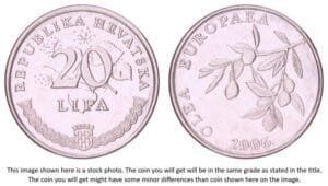 CROATIA 20 lipa 2006 / Latin text / XF-