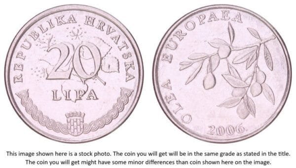 CROATIA 20 lipa 2006 / Latin text / XF-