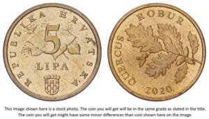 CROATIA 5 lipa 2020 / Latin text / UNC-