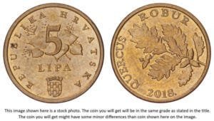 CROATIA 5 lipa 2018 / Latin text / UNC-