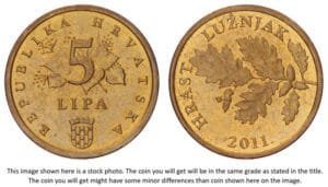 CROATIA 5 lipa 2011 / Croatian text / UNC-