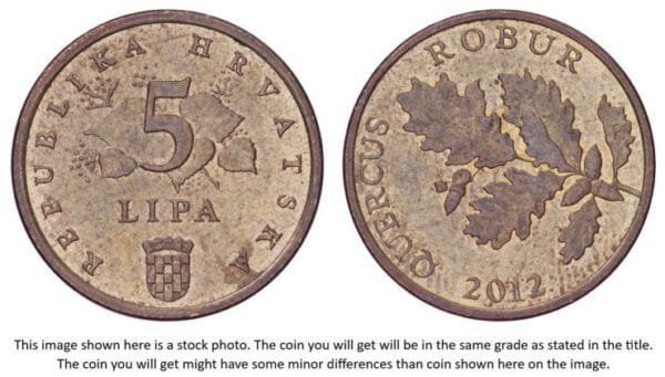 CROATIA 5 lipa 2012 / Latin text / XF