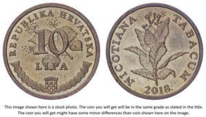 CROATIA 10 lipa 2018 / Latin text / UNC-