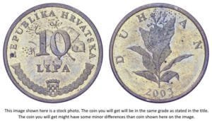 CROATIA 10 lipa 2003 / Croatian text / XF-