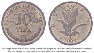 CROATIA 10 lipa 2009 / Croatian text / VF+