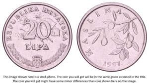 CROATIA 20 lipa 1997 / Croatian text / XF-