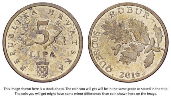 CROATIA 5 lipa 2016 / Latin text / VF+