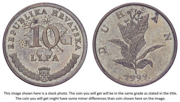 CROATIA 10 lipa 1999 / Croatian text / XF