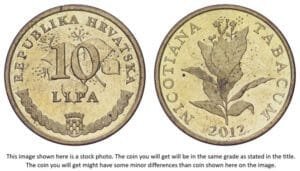 CROATIA 10 lipa 2012 / Latin text / XF+