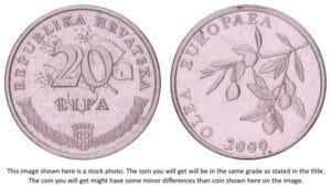 CROATIA 20 lipa 2000 / Latin text / VF+