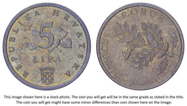 CROATIA 5 lipa 2006 / Latin text / VF