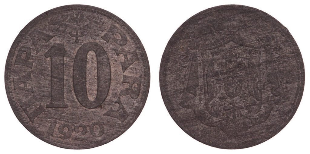 JUGOSLAVIJA 10 para 1920 XF+