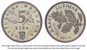 CROATIA 5 lipa 1999 / Croatian text / XF-