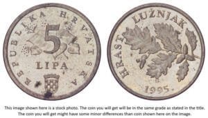 CROATIA 5 lipa 1995 / Croatian text / VF