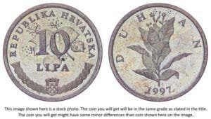 CROATIA 10 lipa 1997 / Croatian text / XF