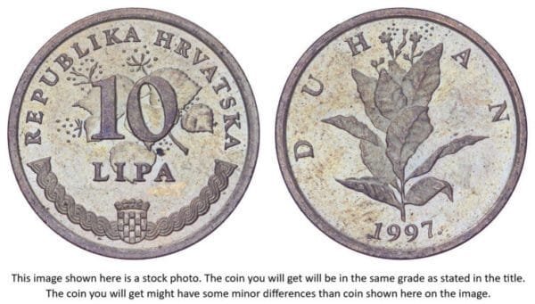 CROATIA 10 lipa 1997 / Croatian text / XF