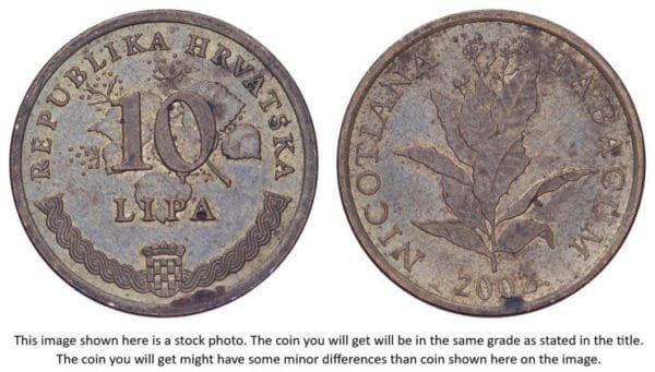 CROATIA 10 lipa 2002 / Latin text / VF