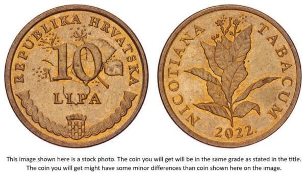 CROATIA 10 lipa 2022 / Latin text / XF