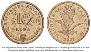 CROATIA 10 lipa 2022 / Latin text / XF+