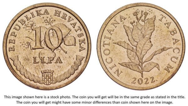 CROATIA 10 lipa 2022 / Latin text / XF+