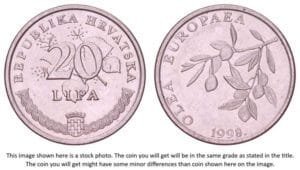 CROATIA 20 lipa 1998 / Latin text / XF