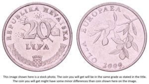 CROATIA 20 lipa 2000 / Latin text / XF