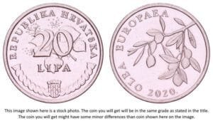 CROATIA 20 lipa 2020 / Latin text / XF