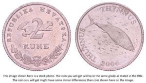 CROATIA 2 kune 2006 / Latin text / VF+