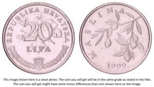 CROATIA 20 lipa 1999 / Croatian text / XF