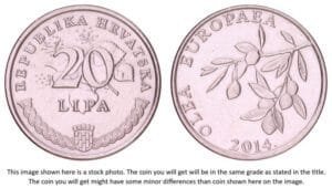 CROATIA 20 lipa 2014 / Latin text / XF