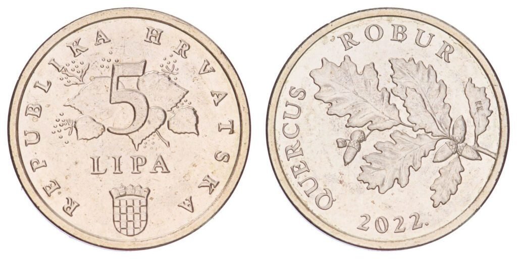 CROATIA 5 lipa 2022 / Latin text / UNC