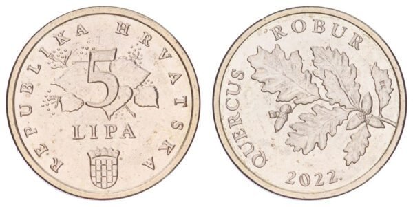 CROATIA 5 lipa 2022 / Latin text / UNC