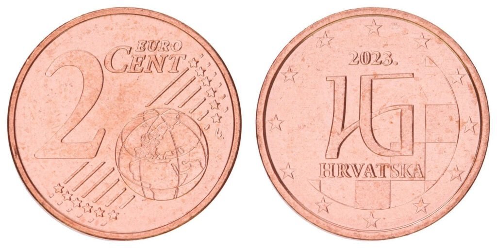 CROATIA 2 euro cents 2023 UNC