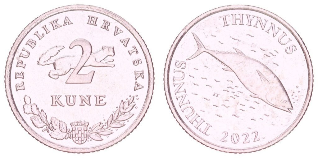 CROATIA 2 kune 2022 / Latin text / UNC