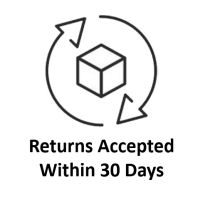 We accept returns 30 days after purchase.