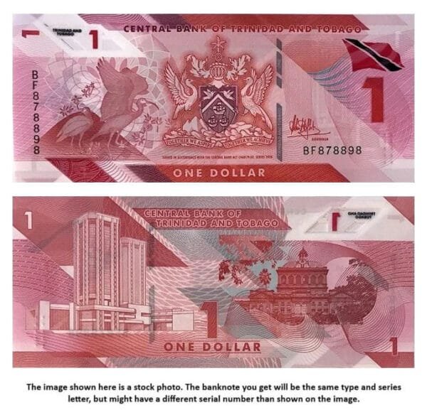 TRINIDAD AND TOBAGO 1 dollar 2020 / Polymer plastic / UNC