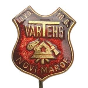 CROATIA Novi Marof Varteks - Volunteer Firefighters Society vintage lapel pin