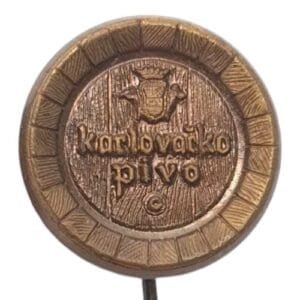 CROATIA Karlovac Karlovačko pivo / beer brand / vintage lapel pin