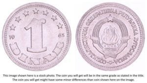 YUGOSLAVIA 1 dinar 1963 UNC